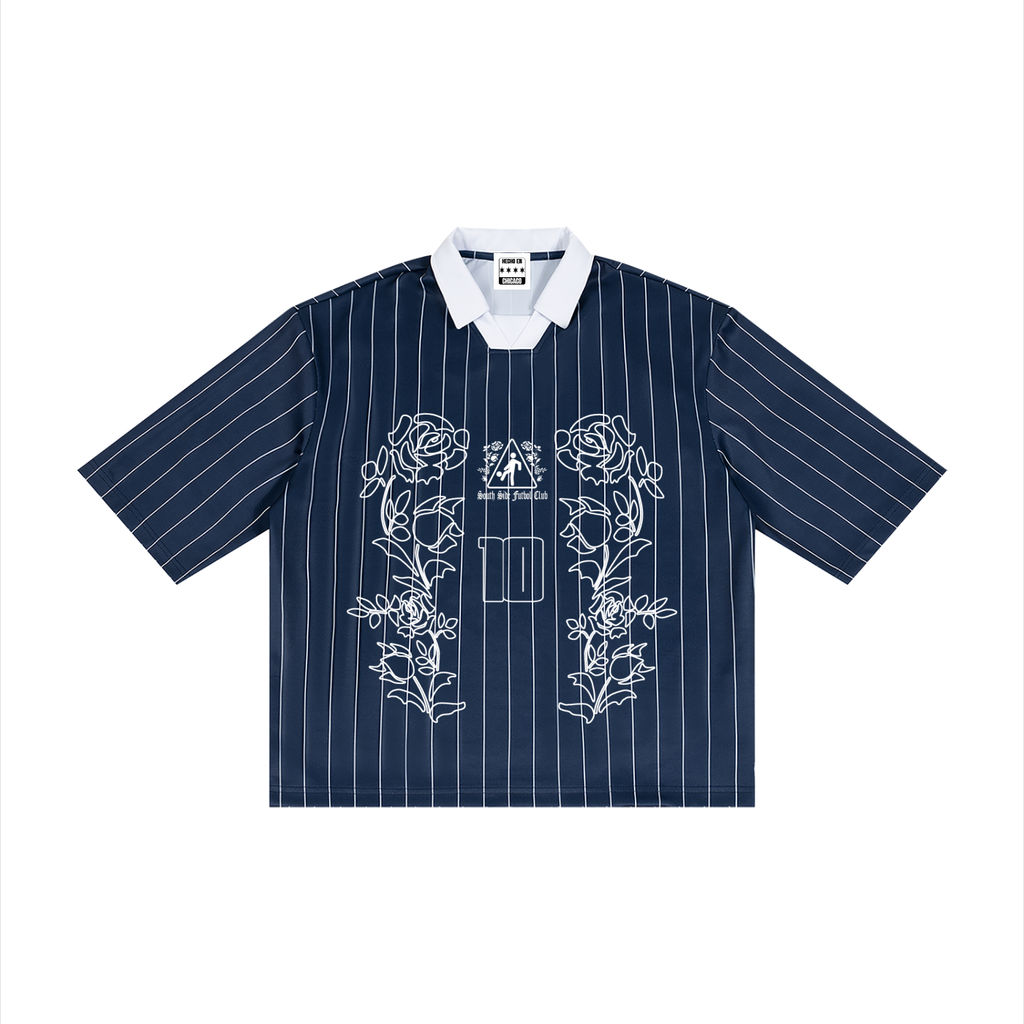 BLUE PINSTRIPE JERSEY