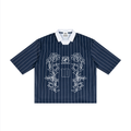 BLUE PINSTRIPE JERSEY