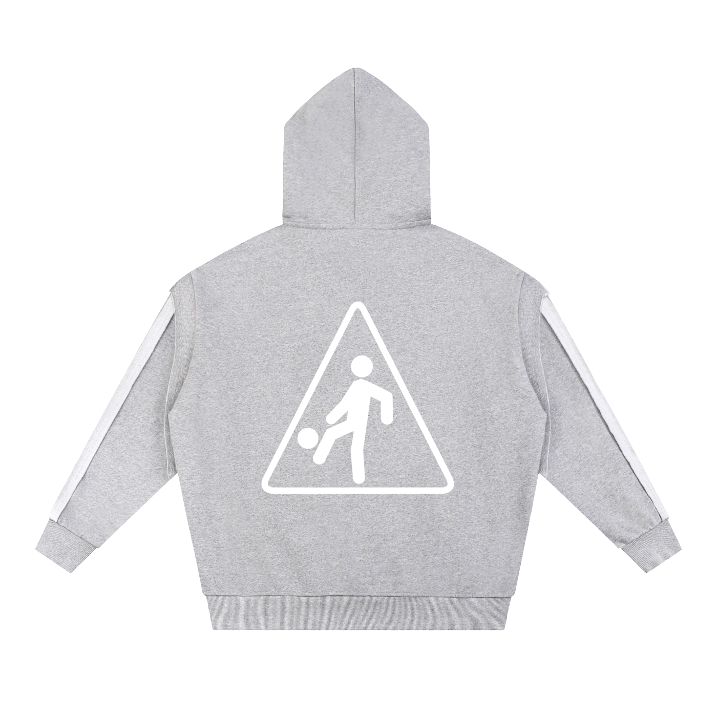 GREY ZIP HOODIE