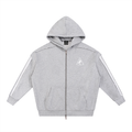 GREY ZIP HOODIE