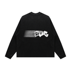 BLACK WAFFLE LONGSLEEVE