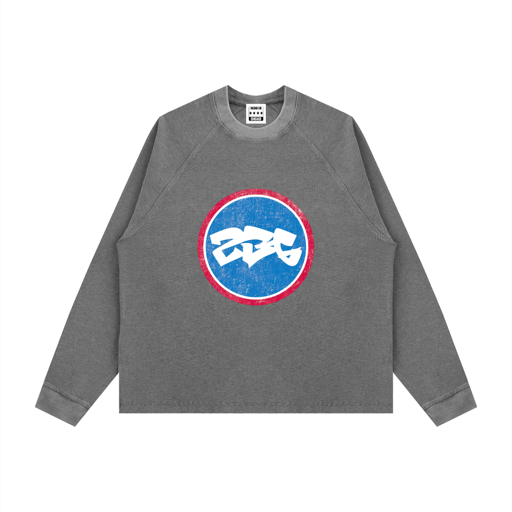 GREY WAFFLE LONGSLEEVE