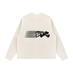 WHITE WAFFLE LONGSLEEVE