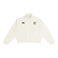 WHITE PINSTRIPE TRACK JACKET
