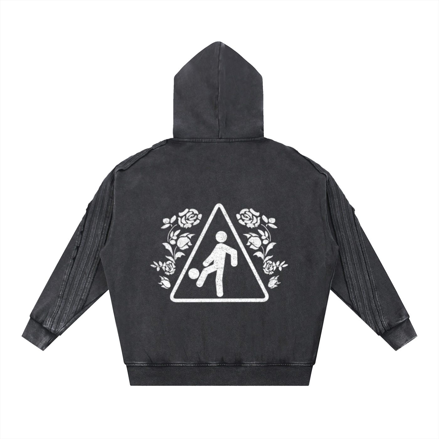 BLACK ZIP UP