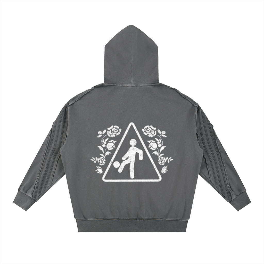 GREY ZIP UP