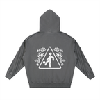 GREY ZIP UP