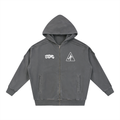 GREY ZIP UP
